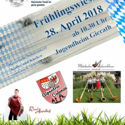 Festplakat Frühlingswiesn 2018