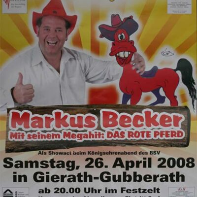 Festplakat Königsehrenabend 2008