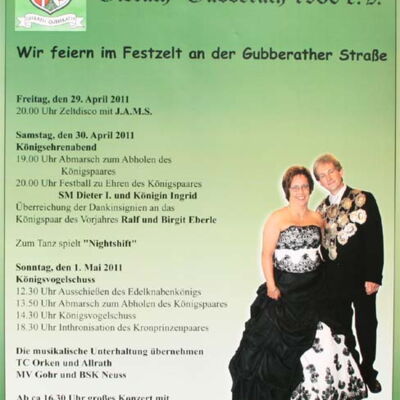 Festplakat Frühkirmes 2011