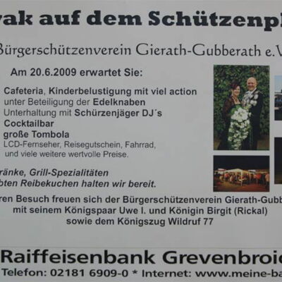 Festplakat Biwak 2009