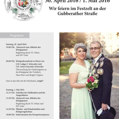 Festplakat Frühkirmes 2016