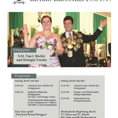 Festplakat Frühkirmes 2014